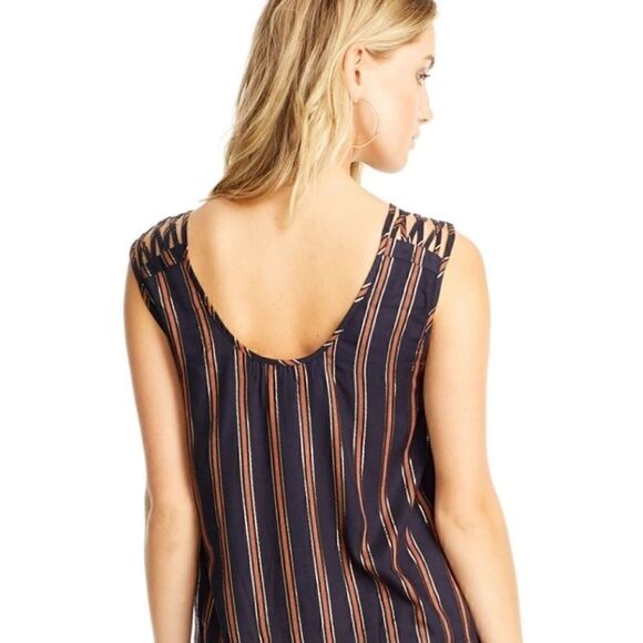 Salt Water Lux KELSEY TANK - METALLIC STRIPE Size L - Picture 6 of 9